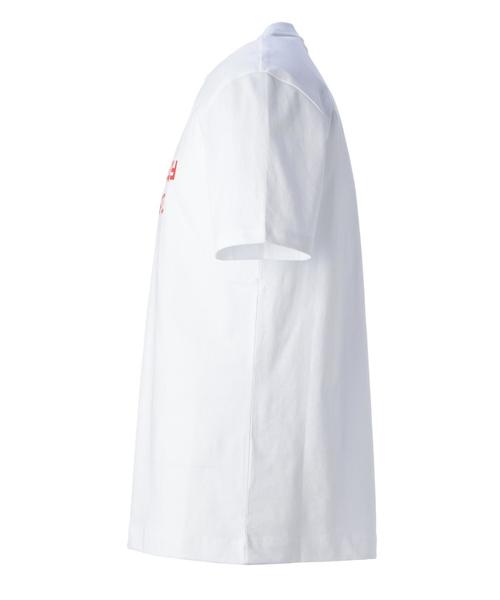 Gosha Rubchinskiy（ゴーシャラブチンスキー）の「GOSHA RUBCHINSKIY(ゴーシャ ラブチンスキー) TEXT PRINT TEE（Tシャツ/カットソー・メンズ・ホワイト・MEDIUM/LARGE）」の2枚目の写真