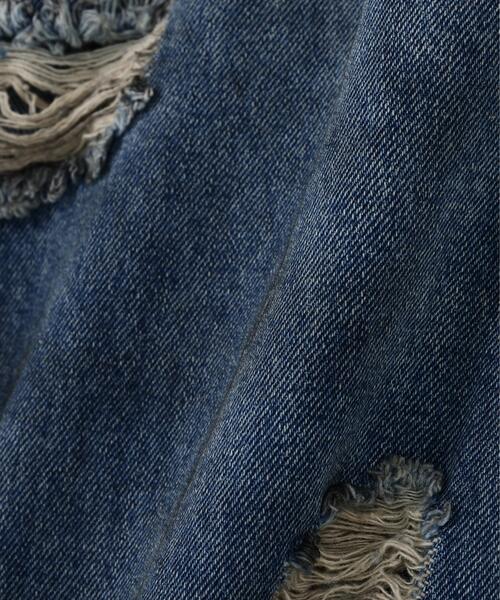 SIS（エスアイエス）の「SIS/エスアイエス/CRASH WASH DENIM（デニムパンツ・レディース・ネイビー/ブルー・L/M）」の13枚目の写真