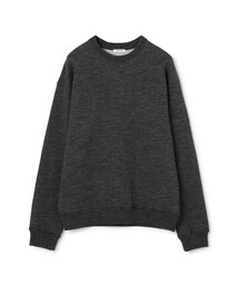 ウール起毛クルーネックプルオーバー