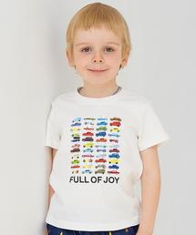 green label relaxing | 【KIDS】オーガニックコットン CAR プリント Tシャツ SS(Tシャツ/カットソー)