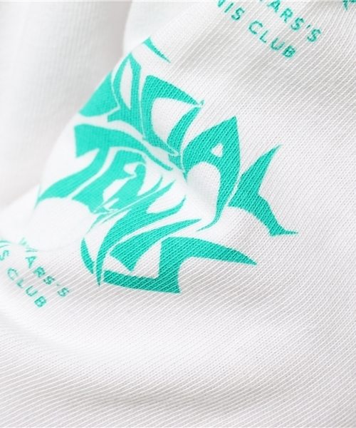 AMERICAN RAG CIE（アメリカンラグシー）の「WOODWARSS (ウッドワース) 袖プリント 長袖 Tシャツ SOCIAL TENNIS_LONG（Tシャツ/カットソー・メンズ・ホワイト/ブラック・L/M）」の9枚目の写真