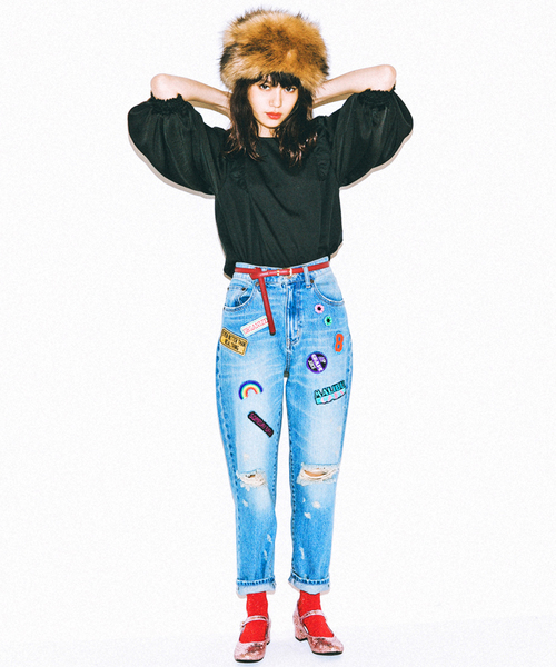 WEGO（ウィゴー）の「WEGO/ヒールバレエシューズ（パンプス・レディース・ブラック/ピンク/シルバー・LARGE/MEDIUM）」の17枚目の写真
