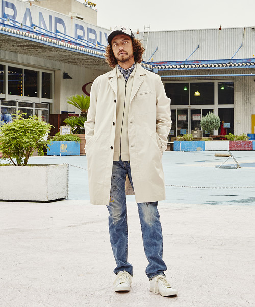 HYSTERIC GLAMOUR（ヒステリックグラマー）の「SP加工COLLAGE pt SデニムスリムストレートPT（デニムパンツ・メンズ・インディゴブルー・28inch/29inch/30inch/31inch/32inch/34inch）」の12枚目の写真