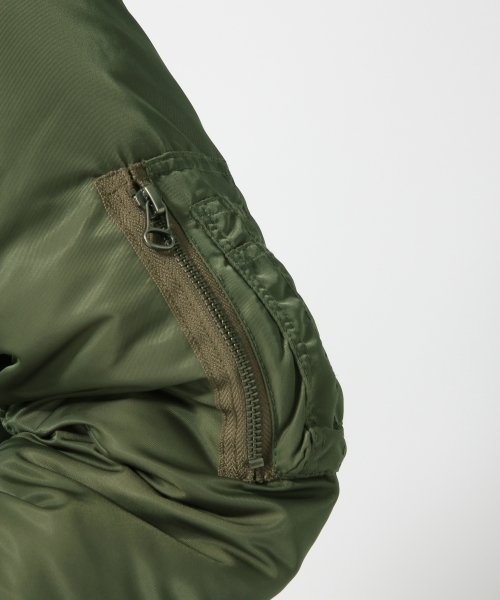 HARE（ハレ）の「BIG MA-1( HARE)（MA-1・レディース・ネイビー/カーキ/ベージュ・MEDIUM/SMALL）」の11枚目の写真