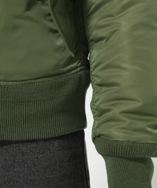 HARE（ハレ）の「BIG MA-1( HARE)（MA-1・レディース・ネイビー/カーキ/ベージュ・MEDIUM/SMALL）」の14枚目の写真