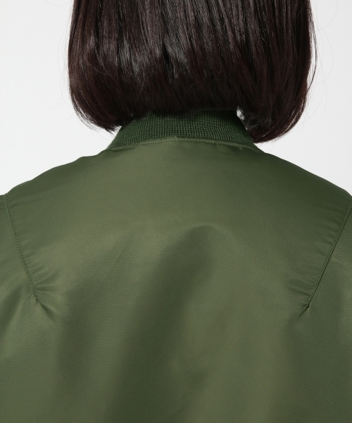 HARE（ハレ）の「BIG MA-1( HARE)（MA-1・レディース・ネイビー/カーキ/ベージュ・MEDIUM/SMALL）」の15枚目の写真