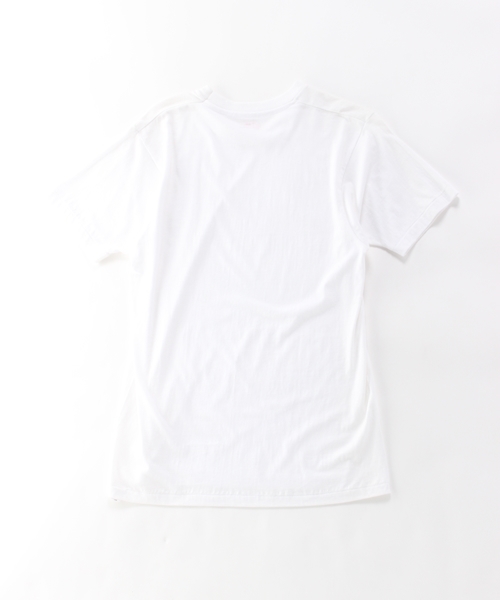 HANES（ヘインズ）の「【HANES】パック入りVネックTシャツ青（３Ｐ） HM2125G 010　無地　ヘインズ（Tシャツ/カットソー・メンズ・ホワイト・MEDIUM/LARGE/SMALL/X-LARGE）」の2枚目の写真