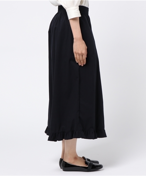 Ne-net(ネネット)の「S (S)フリルガウチョ②(その他パンツ・レディース・ネイビー/ブラウン・02)」の4枚目の写真