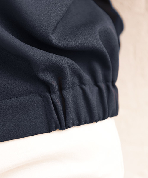 Luz Llena (philter)（ラズレナ　フィルター）の「ジョーゼットフレアスリーブトップス（シャツ/ブラウス・レディース・オフホワイト/グレー/ネイビー/レッド・MEDIUM）」の12枚目の写真