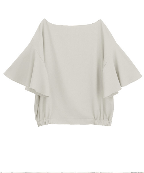 Luz Llena (philter)（ラズレナ　フィルター）の「ジョーゼットフレアスリーブトップス（シャツ/ブラウス・レディース・オフホワイト/グレー/ネイビー/レッド・MEDIUM）」の15枚目の写真