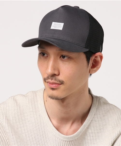 CABALLERO（キャバレロ）の「キャバレロ メッシュキャップ グレー KOR メッシュ グレーキャップ