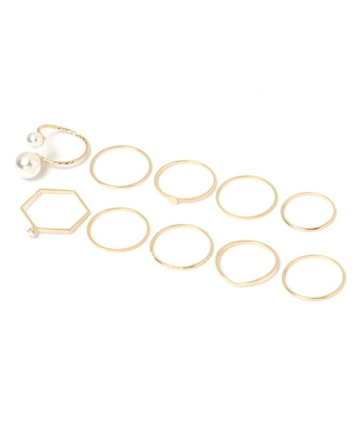 niko and...(ニコアンド)の「10SETリング(リング・レディース・その他1/その他3/その他2・0)」の2枚目の写真