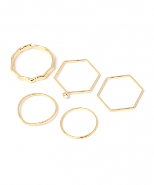 niko and...(ニコアンド)の「10SETリング(リング・レディース・その他1/その他3/その他2・0)」の7枚目の写真