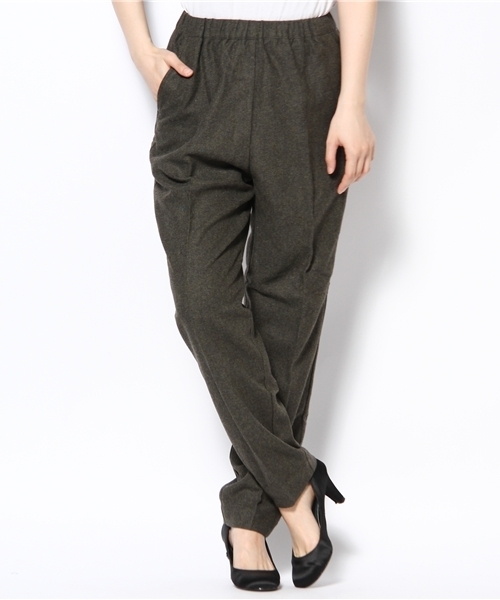 Kastane（カスタネ）の「ウールテーパードPT（その他パンツ・レディース・キャメル/ブラウン/チャコールグレー/カーキ・FREE）」の4枚目の写真