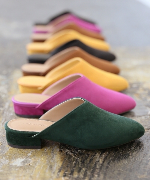 GLOBAL WORK（グローバルワーク）の「ミュールサンダル2/765665（サンダル・レディース・パープル/イエロー/ブラウン/グリーン/ブラック/その他/ライトグレー・MEDIUM/LARGE）」の5枚目の写真