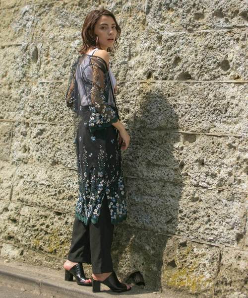 STUDIOUS（ステュディオス）の「【STUDIOUS】スノーデンストレートパンツ（スラックス・レディース・ブラック/マルチ・1/0）」の13枚目の写真