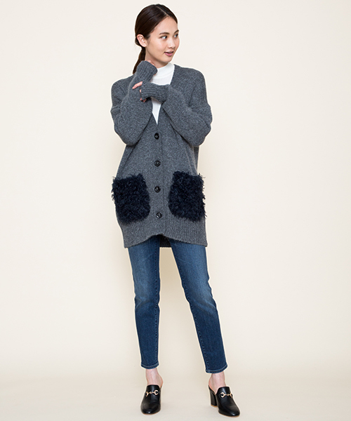 Moname（モナーム）の「Moname   スキニー デニムパンツ   EMMA (エマ) /41173009（デニムパンツ・レディース・ブルー/ライトブルー・23inch/24inch/25inch/26inch/27inch）」の11枚目の写真