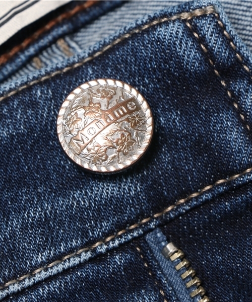 Moname（モナーム）の「Moname   スキニー デニムパンツ   EMMA (エマ) /41173009（デニムパンツ・レディース・ブルー/ライトブルー・23inch/24inch/25inch/26inch/27inch）」の16枚目の写真