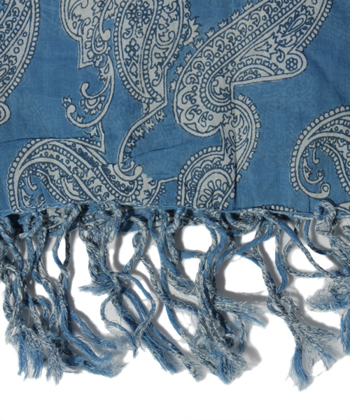 coen（コーエン）の「【InRed掲載】ペイズリー柄プリント大判ストール（ストール/ショール・レディース・ピンク/コバルトブルー・フリー）」の3枚目の写真