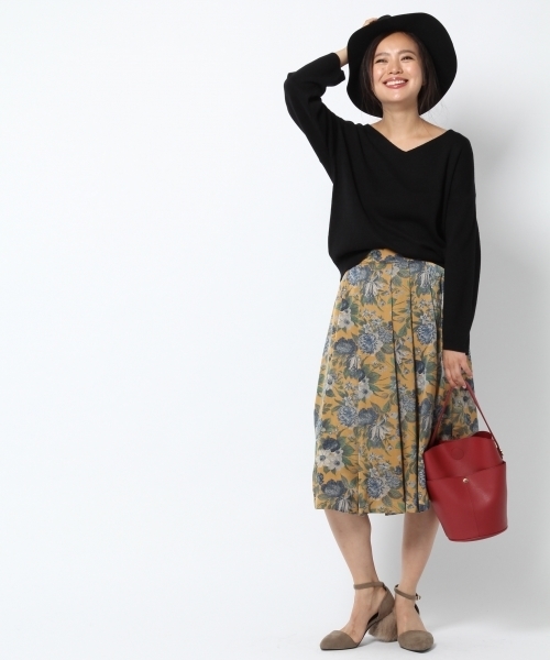 laboratory work（ラボラトリーワーク）の「【大人気】ミラノリブVニット（ニット/セーター・レディース・ピンク/ブルー/杢グレー/ブラック・MEDIUM）」の22枚目の写真