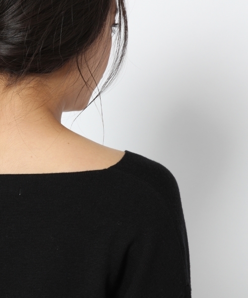 laboratory work（ラボラトリーワーク）の「【大人気】ミラノリブVニット（ニット/セーター・レディース・ピンク/ブルー/杢グレー/ブラック・MEDIUM）」の19枚目の写真