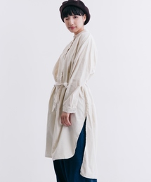 MERLOT | ウエストベルトバンドカラーシャツワンピース1234(シャツワンピース)