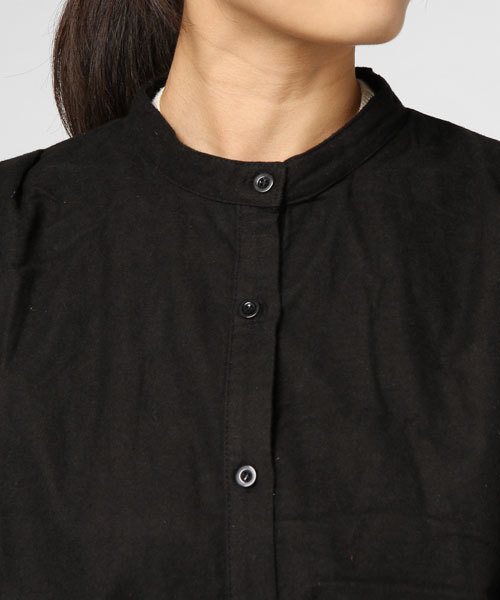 MERLOT（メルロー）の「ウエストベルトバンドカラーシャツワンピース1234（シャツワンピース・レディース・ベージュ/グリーン/レッド/キャメル/ブラック・FREE）」の10枚目の写真