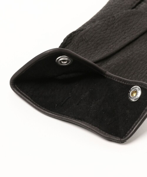 DENTS（デンツ）の「DENTS / アンライニング ペッカリーレザー グローブ（手袋・メンズ・ブラック/ブラウン/ライトブラウン・7inch/7.5inch/8inch）」の6枚目の写真