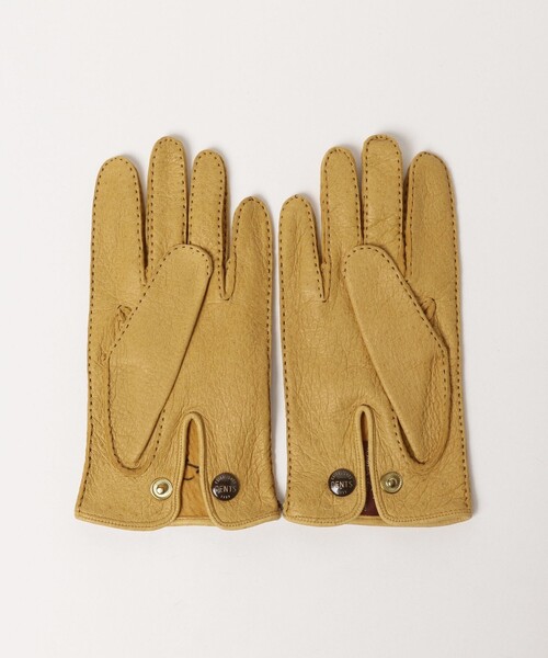 DENTS（デンツ）の「DENTS / アンライニング ペッカリーレザー グローブ（手袋・メンズ・ブラック/ブラウン/ライトブラウン・7inch/7.5inch/8inch）」の9枚目の写真