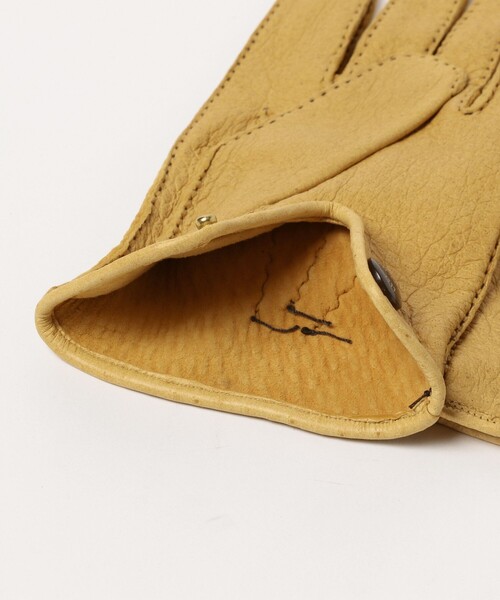 DENTS（デンツ）の「DENTS / アンライニング ペッカリーレザー グローブ（手袋・メンズ・ブラック/ブラウン/ライトブラウン・7inch/7.5inch/8inch）」の10枚目の写真