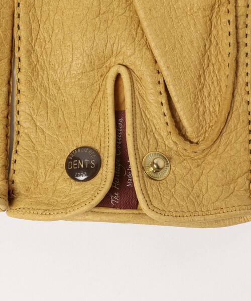 DENTS（デンツ）の「DENTS / アンライニング ペッカリーレザー グローブ（手袋・メンズ・ブラック/ブラウン/ライトブラウン・7inch/7.5inch/8inch）」の11枚目の写真