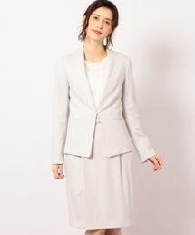 最終値下げ◆D ノーラペル ジャケット　セットアップ green label relaxing（グリーンレーベルリラクシング）の「[手洗い