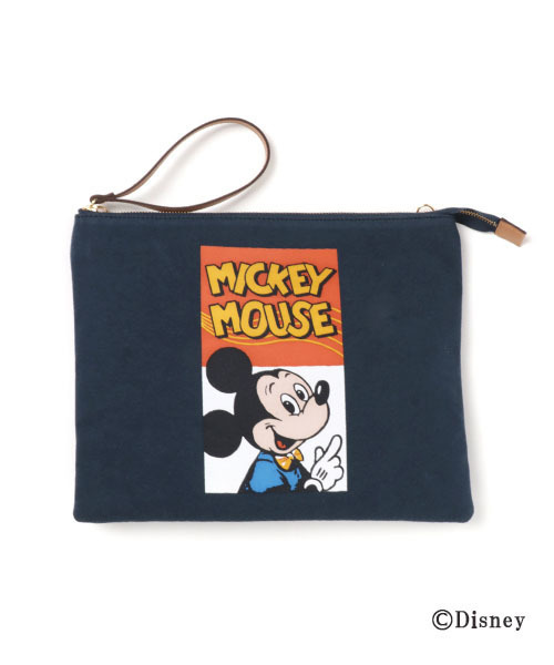 Samantha Thavasa サマンサタバサ の ショルダーベルト付きクラッチバッグ ミッキーコラボ Disney ディズニー クラッチバッグ Wear