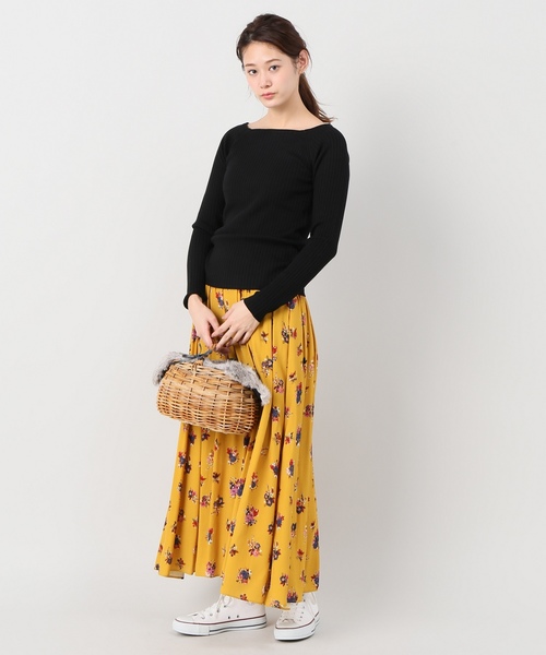 Spick & Span（スピックアンドスパン）の「WASHABLE WOOL RIBプルオーバー◆（ニット/セーター・レディース・ブラック/レッド/アイボリー/マスタード・FREE）」の15枚目の写真