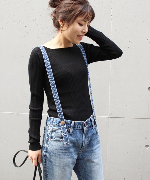 Spick & Span（スピックアンドスパン）の「WASHABLE WOOL RIBプルオーバー◆（ニット/セーター・レディース・ブラック/レッド/アイボリー/マスタード・FREE）」の10枚目の写真