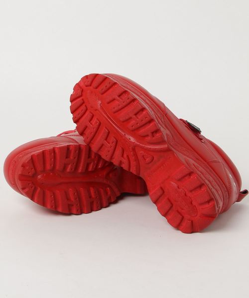 YOSUKE（ヨースケ）の「「YOSUKE/ヨースケ」厚底メンズスニーカー（スニーカー・メンズ・ブラック/レッド・26/26.5/27/25.5）」の4枚目の写真