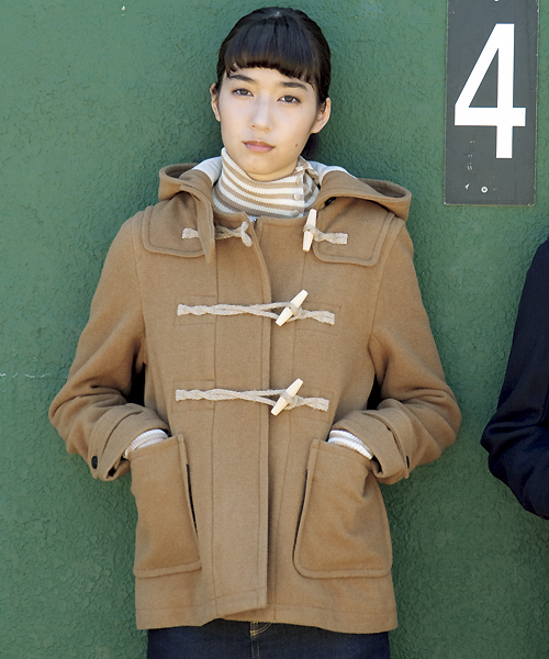 coen（コーエン）の「【InRed/リンネル掲載】ウォッシャブルウールタートルネックセーター（ニット/セーター・レディース・オフホワイト/ブラック/グレー/ナチュラル/ベージュ/レッド/ロイヤルブルー/ネイビー・MEDIUM/LARGE）」の14枚目の写真