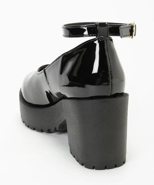 MAJESTIC LEGON（マジェスティックレゴン）の「ボリュームヒールパンプス（パンプス・レディース・ブラウン系その他/ブラック系その他/ブラック・LARGE/MEDIUM/SMALL）」の12枚目の写真