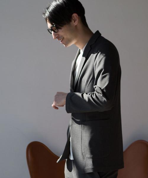 coen（コーエン）の「(セットアップ企画)ポンチテーラードジャケット（テーラードジャケット・メンズ・ダークグレー/ネイビー・MEDIUM/LARGE/X-LARGE/SMALL）」の18枚目の写真