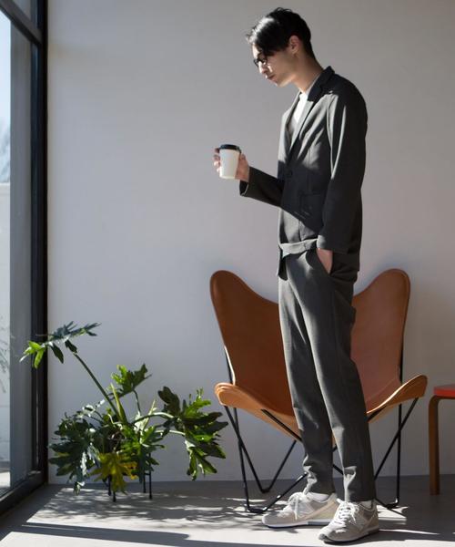 coen（コーエン）の「(セットアップ企画)ポンチテーラードジャケット（テーラードジャケット・メンズ・ダークグレー/ネイビー・MEDIUM/LARGE/X-LARGE/SMALL）」の10枚目の写真