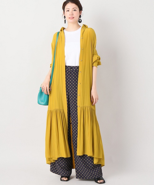 ジャーナルスタンダードレサージュ デシンマキシティアードワンピース定価25300 journal standard L'essage（ジャーナルスタンダードレサージュ