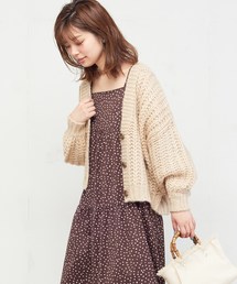natural couture | 棒針風ショートカーディガン(カーディガン/ボレロ)