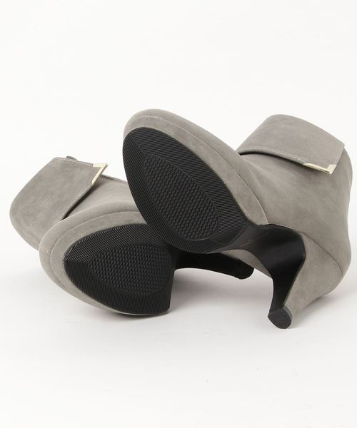 GeeRA（ジーラ）の「スクエア金具ストーム付ブーツ（ブーツ・レディース・グレー・SMALL/MEDIUM/LARGE/X-LARGE）」の3枚目の写真