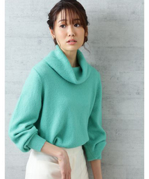 NATURAL BEAUTY BASIC | ラメオフタートルニット(ニット/セーター)
