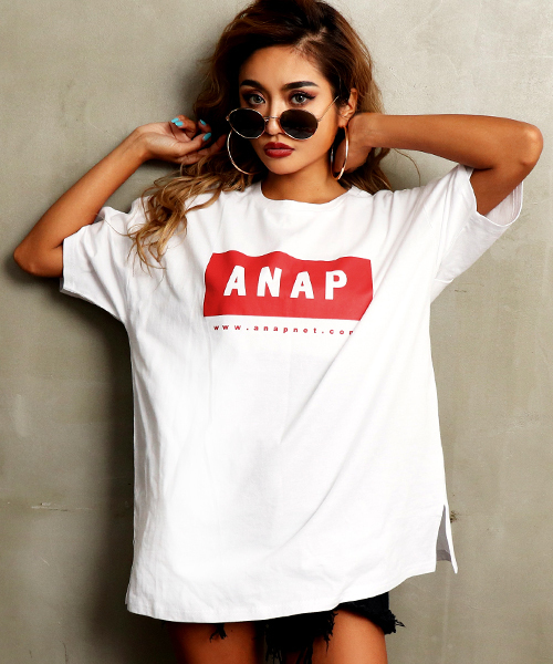 Anap アナップ の Anapロゴbig Tシャツ Tシャツ カットソー Wear