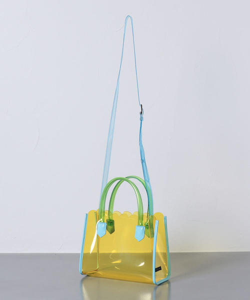 LUDLOW（ラドロー）の「＜LUDLOW（ラドロー）＞PVC 2WAY バッグ -united LOVE project 2019①（ショルダーバッグ・レディース・イエロー/ブラウン・FREE）」の16枚目の写真