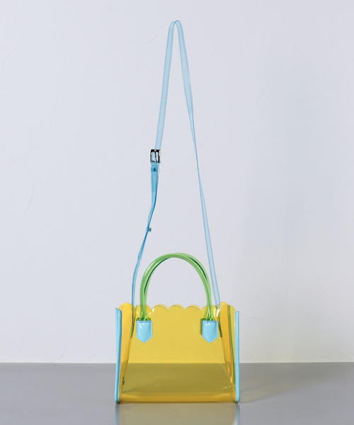 LUDLOW（ラドロー）の「＜LUDLOW（ラドロー）＞PVC 2WAY バッグ -united LOVE project 2019①（ショルダーバッグ・レディース・イエロー/ブラウン・FREE）」の18枚目の写真