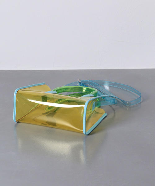 LUDLOW（ラドロー）の「＜LUDLOW（ラドロー）＞PVC 2WAY バッグ -united LOVE project 2019①（ショルダーバッグ・レディース・イエロー/ブラウン・FREE）」の14枚目の写真