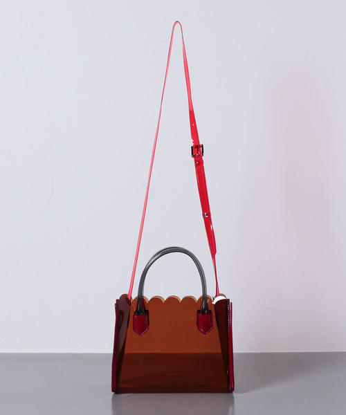 LUDLOW（ラドロー）の「＜LUDLOW（ラドロー）＞PVC 2WAY バッグ -united LOVE project 2019①（ショルダーバッグ・レディース・イエロー/ブラウン・FREE）」の5枚目の写真