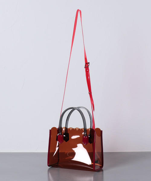 LUDLOW（ラドロー）の「＜LUDLOW（ラドロー）＞PVC 2WAY バッグ -united LOVE project 2019①（ショルダーバッグ・レディース・イエロー/ブラウン・FREE）」の6枚目の写真